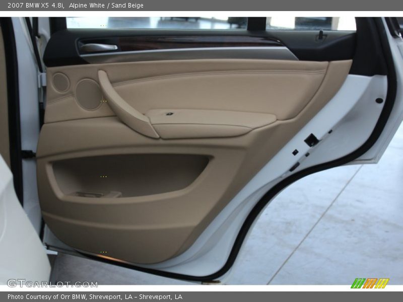 Alpine White / Sand Beige 2007 BMW X5 4.8i