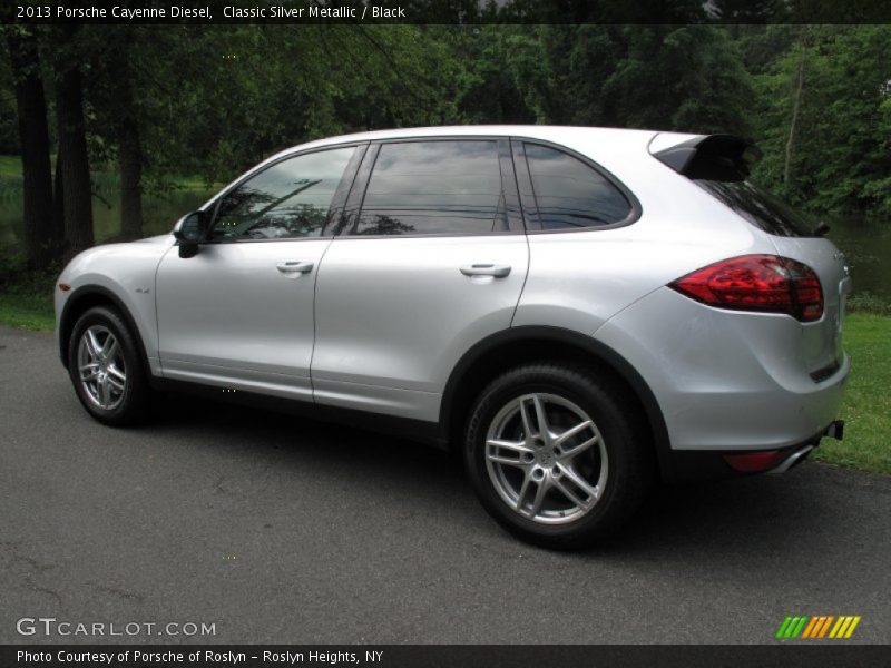Classic Silver Metallic / Black 2013 Porsche Cayenne Diesel