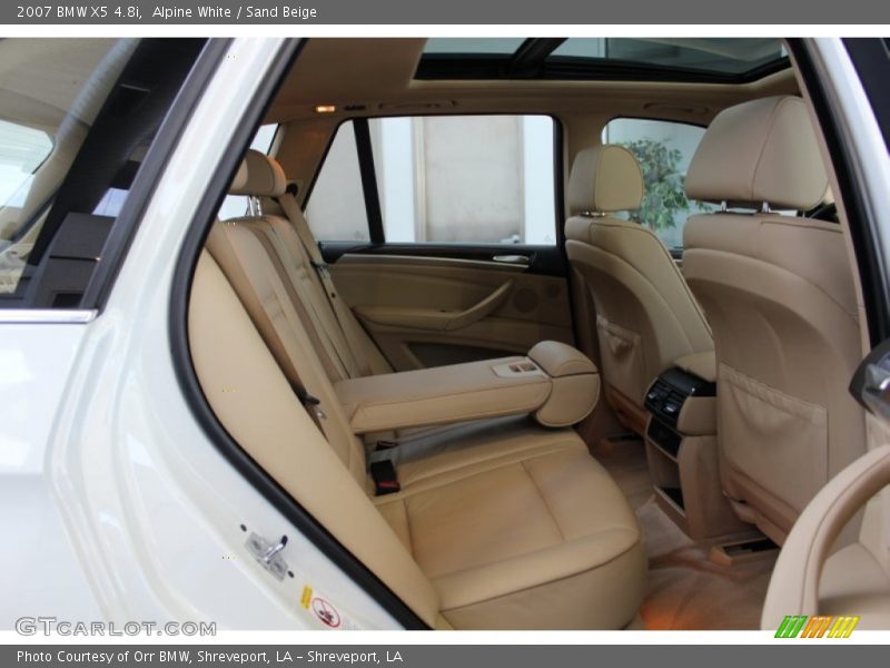 Alpine White / Sand Beige 2007 BMW X5 4.8i