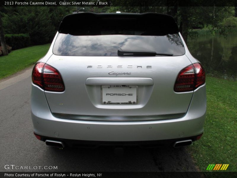 Classic Silver Metallic / Black 2013 Porsche Cayenne Diesel