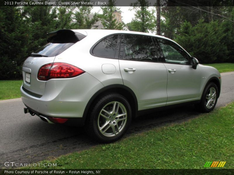 Classic Silver Metallic / Black 2013 Porsche Cayenne Diesel