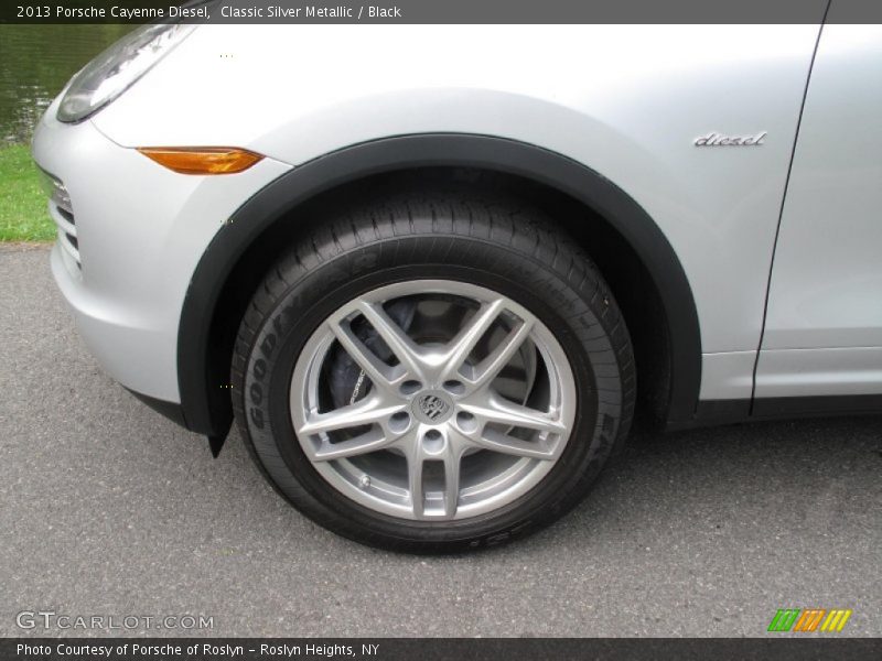Classic Silver Metallic / Black 2013 Porsche Cayenne Diesel