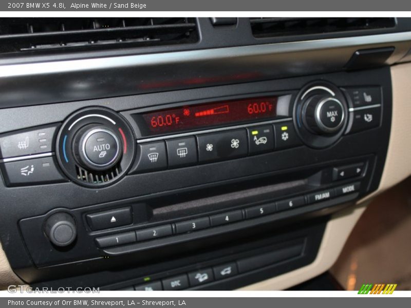 Controls of 2007 X5 4.8i