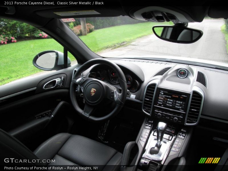 Classic Silver Metallic / Black 2013 Porsche Cayenne Diesel