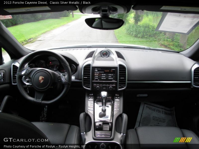 Classic Silver Metallic / Black 2013 Porsche Cayenne Diesel