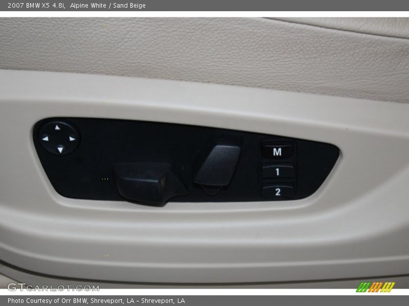 Alpine White / Sand Beige 2007 BMW X5 4.8i