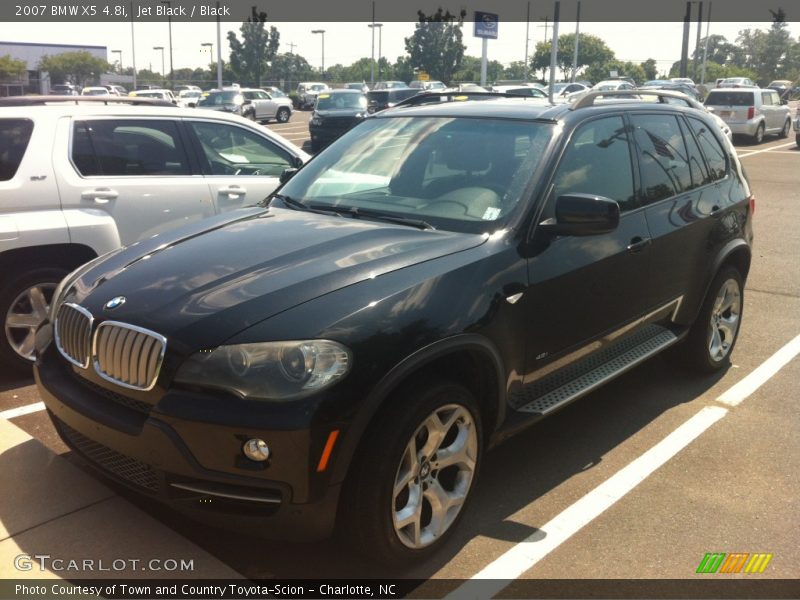 Jet Black / Black 2007 BMW X5 4.8i