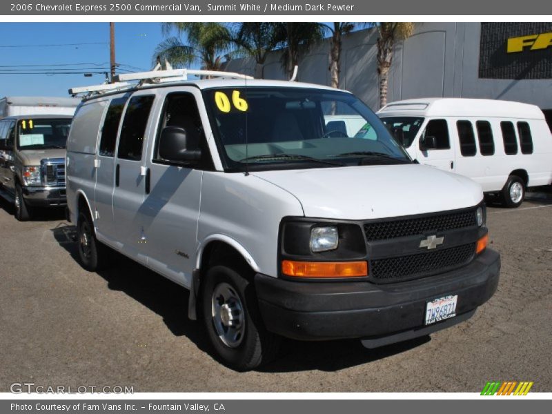 Summit White / Medium Dark Pewter 2006 Chevrolet Express 2500 Commercial Van