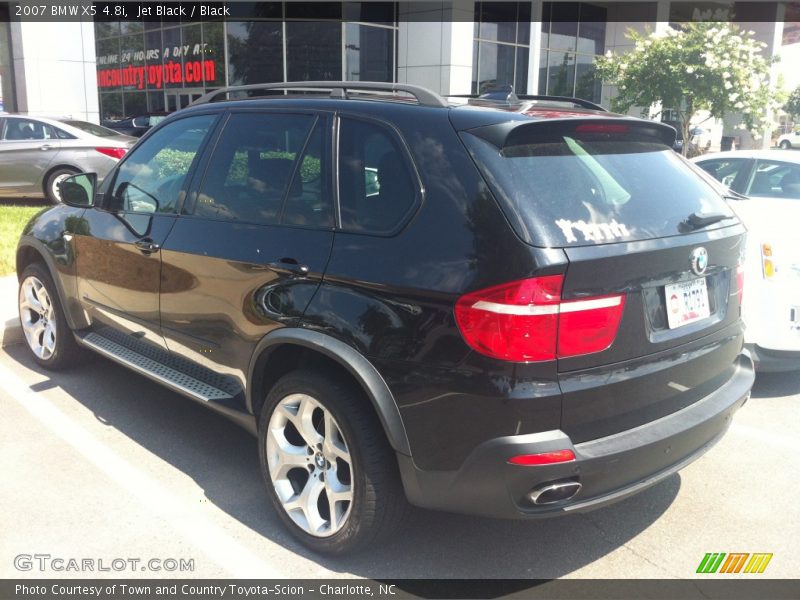 Jet Black / Black 2007 BMW X5 4.8i