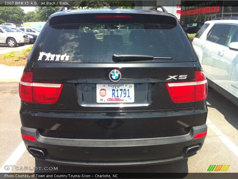 Jet Black / Black 2007 BMW X5 4.8i