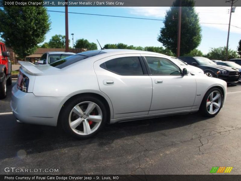 Bright Silver Metallic / Dark Slate Gray 2008 Dodge Charger SRT-8