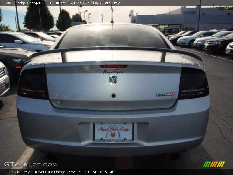 Bright Silver Metallic / Dark Slate Gray 2008 Dodge Charger SRT-8