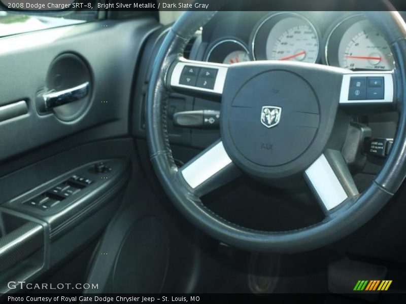 Bright Silver Metallic / Dark Slate Gray 2008 Dodge Charger SRT-8