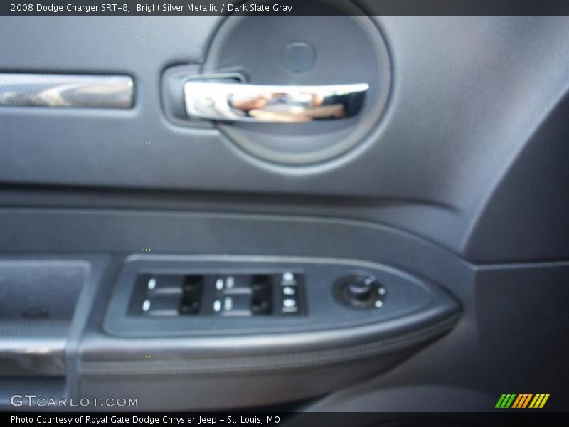 Bright Silver Metallic / Dark Slate Gray 2008 Dodge Charger SRT-8