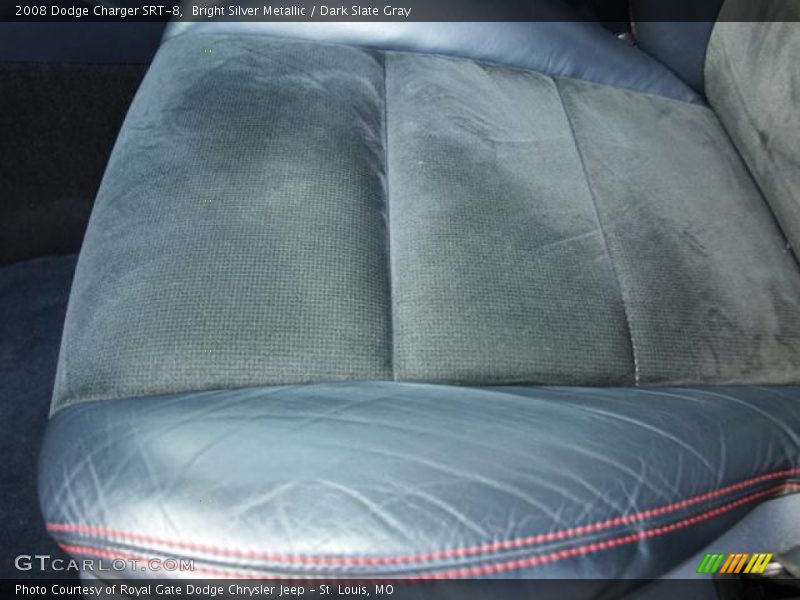 Bright Silver Metallic / Dark Slate Gray 2008 Dodge Charger SRT-8