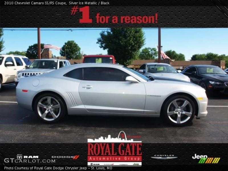 Silver Ice Metallic / Black 2010 Chevrolet Camaro SS/RS Coupe