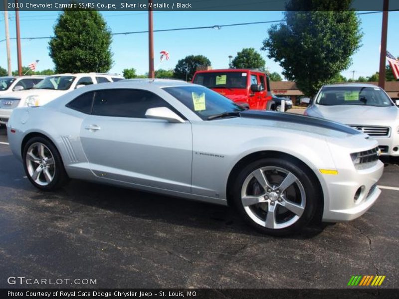 Silver Ice Metallic / Black 2010 Chevrolet Camaro SS/RS Coupe