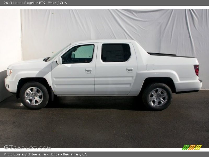  2013 Ridgeline RTS White