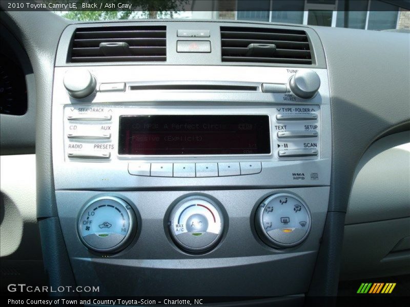 Black / Ash Gray 2010 Toyota Camry LE