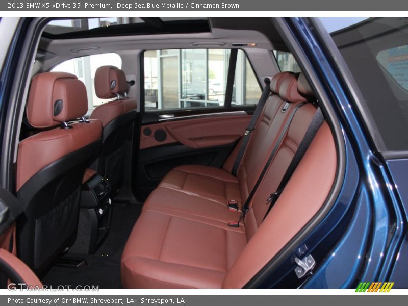 Deep Sea Blue Metallic / Cinnamon Brown 2013 BMW X5 xDrive 35i Premium