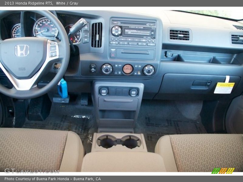 Dashboard of 2013 Ridgeline RTS