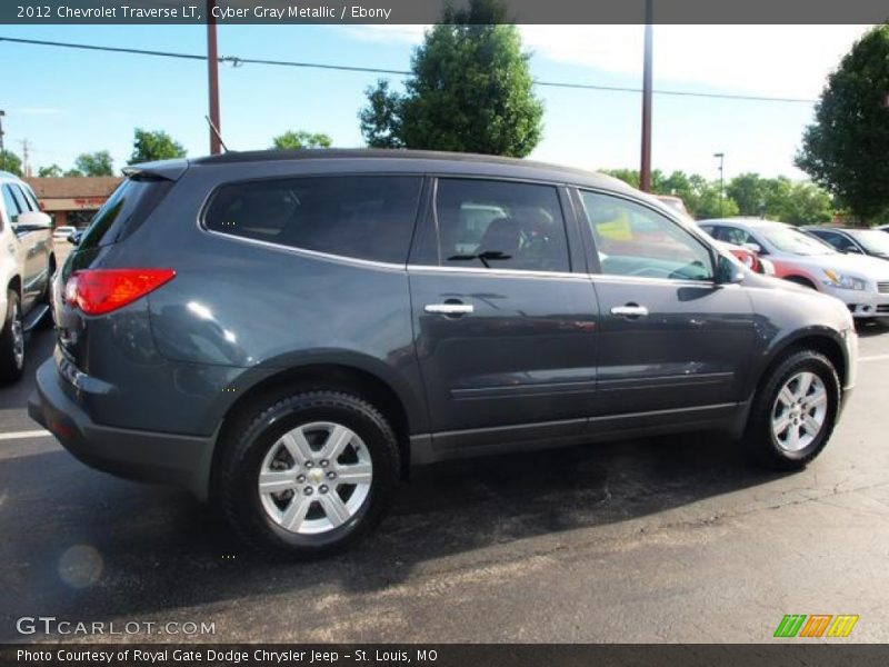 Cyber Gray Metallic / Ebony 2012 Chevrolet Traverse LT