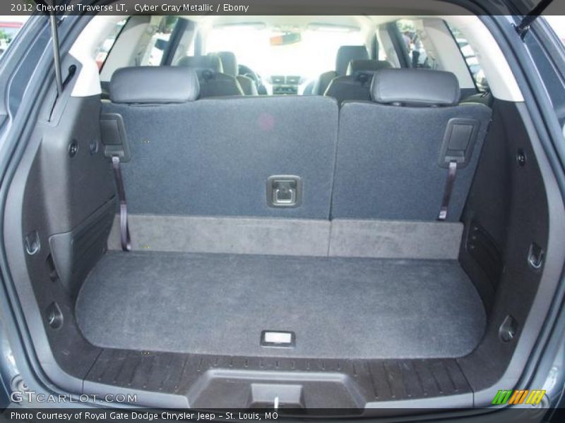 Cyber Gray Metallic / Ebony 2012 Chevrolet Traverse LT