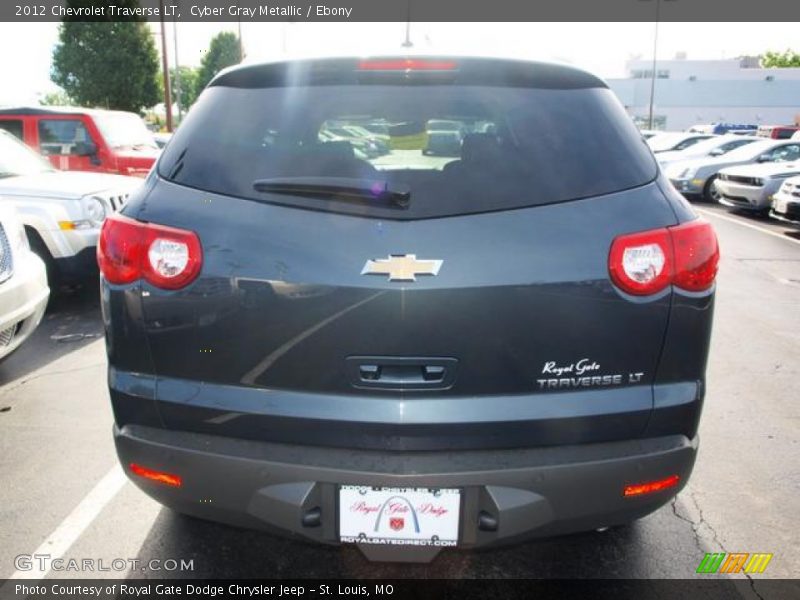 Cyber Gray Metallic / Ebony 2012 Chevrolet Traverse LT