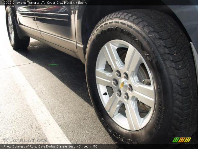 Cyber Gray Metallic / Ebony 2012 Chevrolet Traverse LT