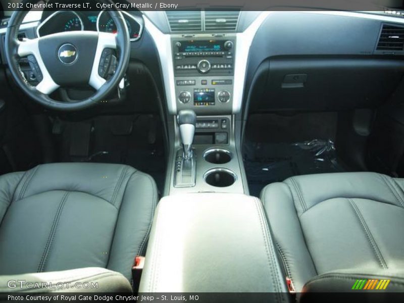 Cyber Gray Metallic / Ebony 2012 Chevrolet Traverse LT