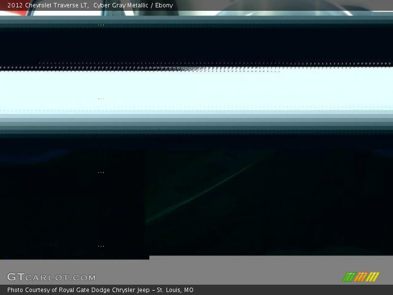 Cyber Gray Metallic / Ebony 2012 Chevrolet Traverse LT