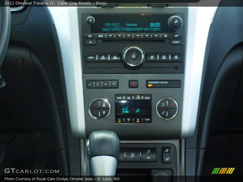 Cyber Gray Metallic / Ebony 2012 Chevrolet Traverse LT