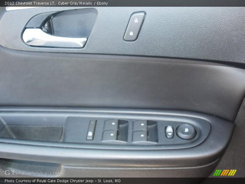 Cyber Gray Metallic / Ebony 2012 Chevrolet Traverse LT