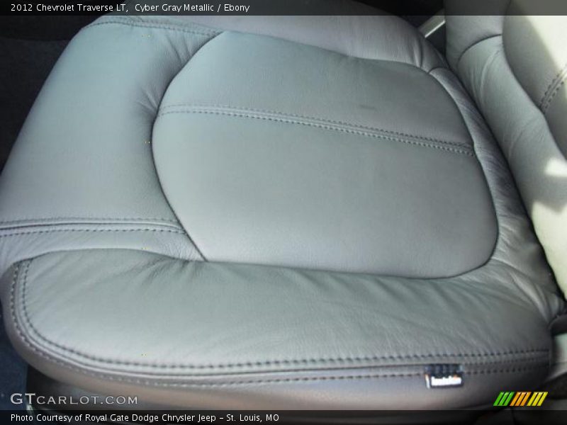 Cyber Gray Metallic / Ebony 2012 Chevrolet Traverse LT
