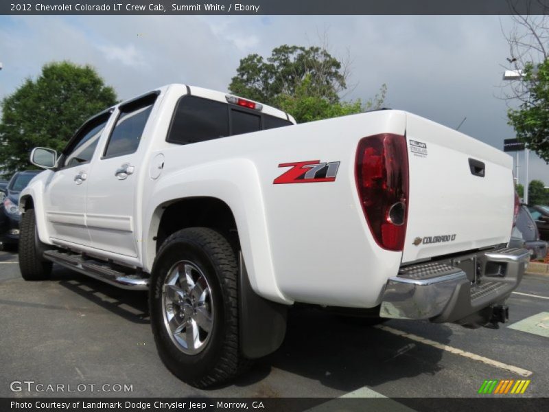 Summit White / Ebony 2012 Chevrolet Colorado LT Crew Cab