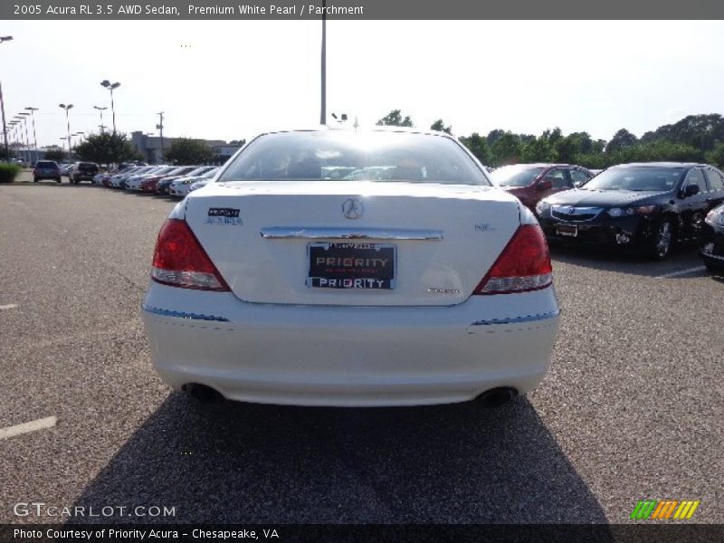 Premium White Pearl / Parchment 2005 Acura RL 3.5 AWD Sedan
