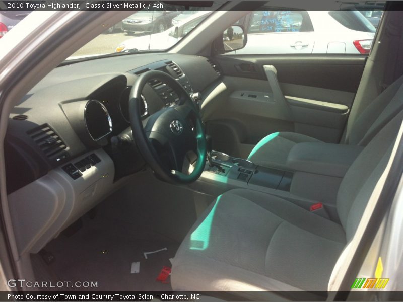 Classic Silver Metallic / Ash 2010 Toyota Highlander