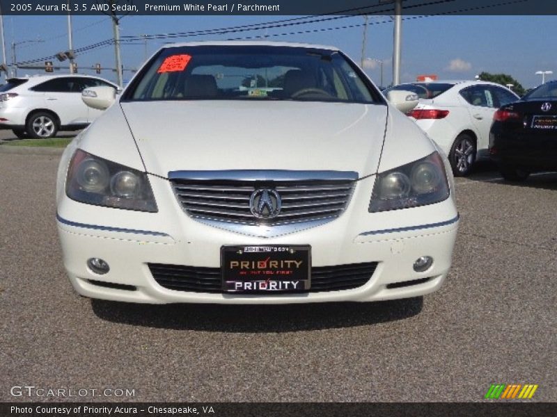 Premium White Pearl / Parchment 2005 Acura RL 3.5 AWD Sedan