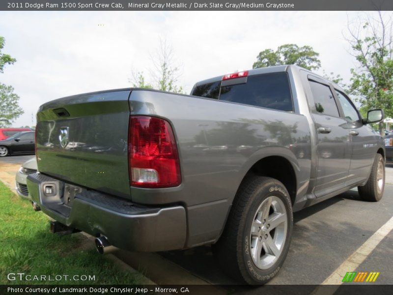 Mineral Gray Metallic / Dark Slate Gray/Medium Graystone 2011 Dodge Ram 1500 Sport Crew Cab