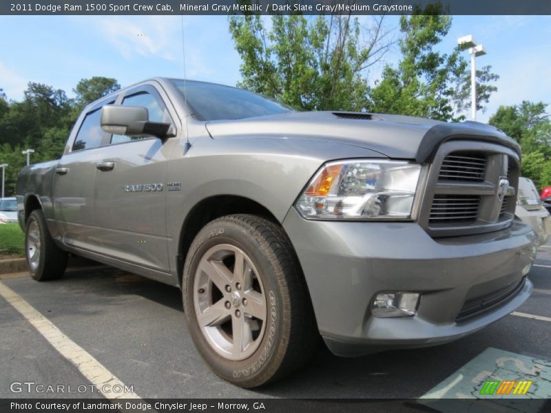 Mineral Gray Metallic / Dark Slate Gray/Medium Graystone 2011 Dodge Ram 1500 Sport Crew Cab