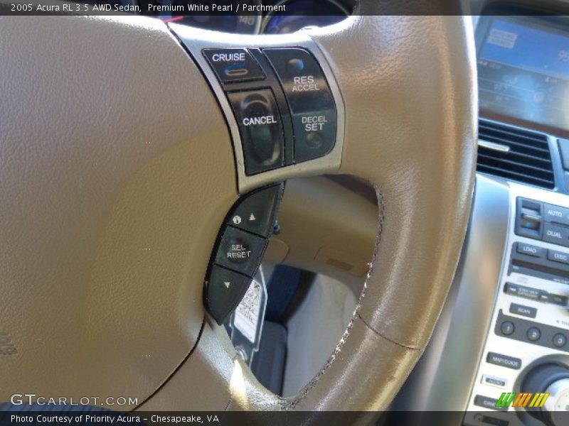 Premium White Pearl / Parchment 2005 Acura RL 3.5 AWD Sedan