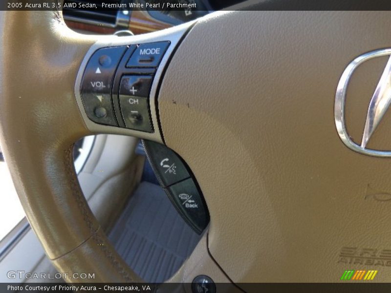 Premium White Pearl / Parchment 2005 Acura RL 3.5 AWD Sedan