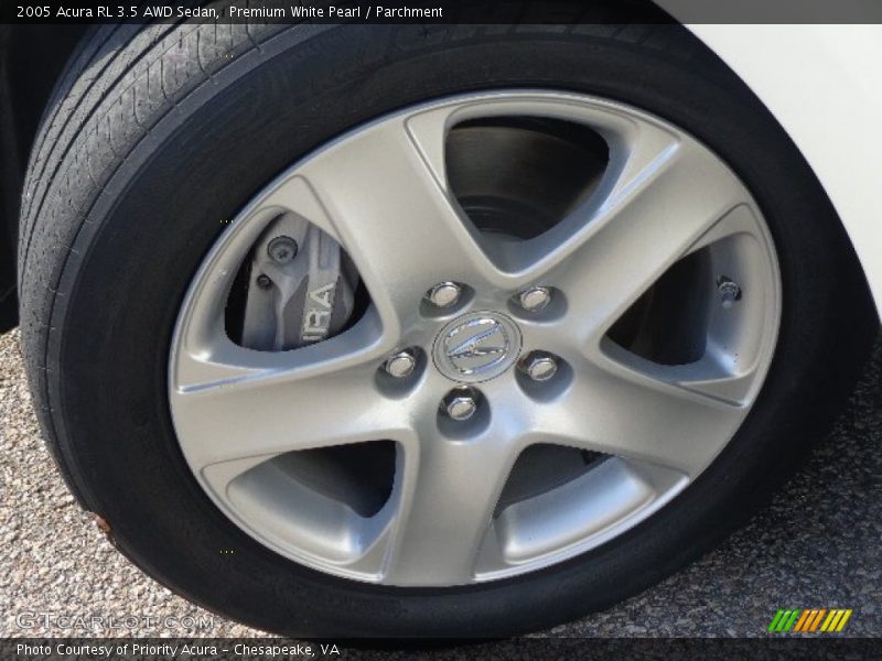 Premium White Pearl / Parchment 2005 Acura RL 3.5 AWD Sedan