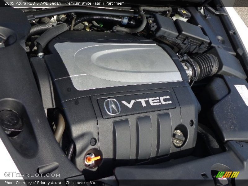  2005 RL 3.5 AWD Sedan Engine - 3.5 Liter SOHC 24-Valve VTEC V6