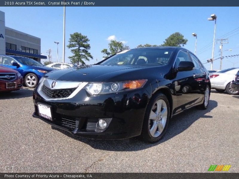 Crystal Black Pearl / Ebony 2010 Acura TSX Sedan