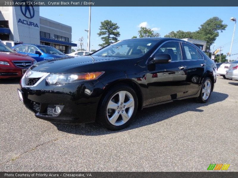 Crystal Black Pearl / Ebony 2010 Acura TSX Sedan