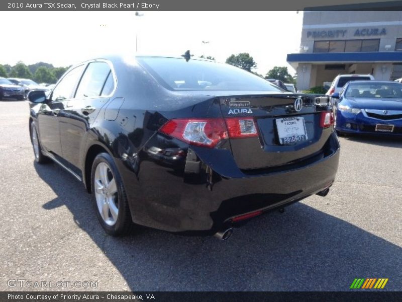 Crystal Black Pearl / Ebony 2010 Acura TSX Sedan