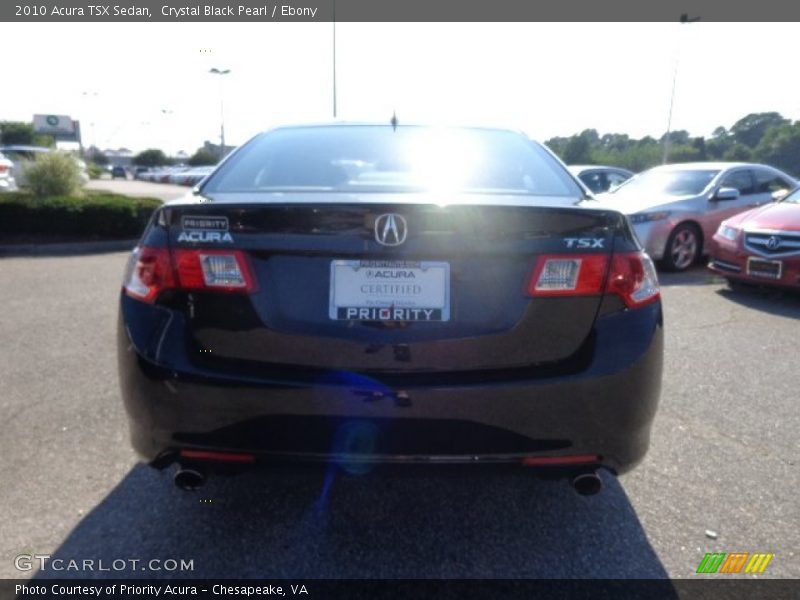 Crystal Black Pearl / Ebony 2010 Acura TSX Sedan