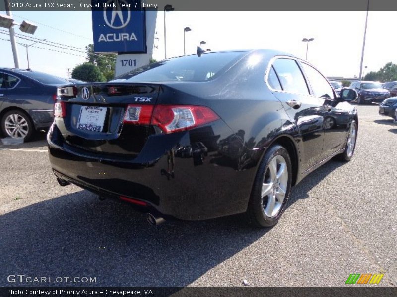 Crystal Black Pearl / Ebony 2010 Acura TSX Sedan