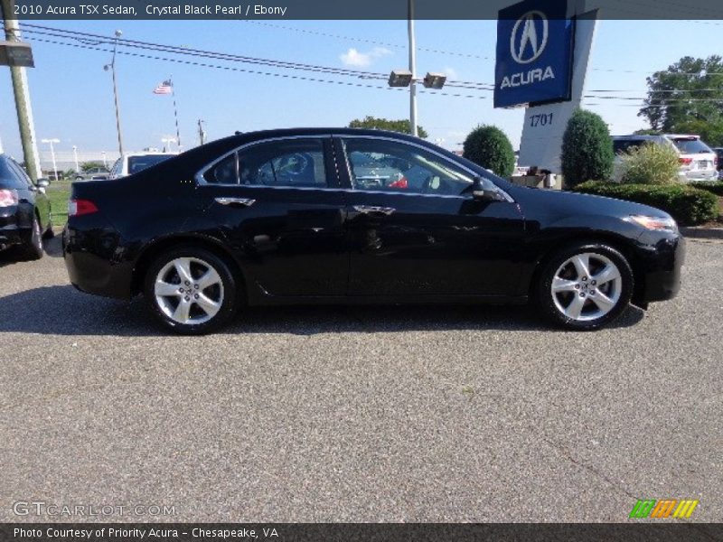 Crystal Black Pearl / Ebony 2010 Acura TSX Sedan